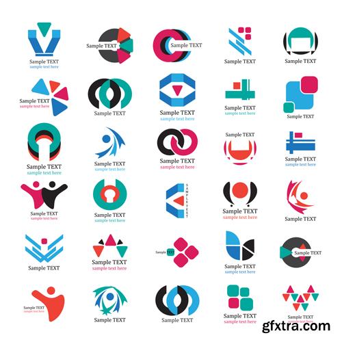 Collection of Logos vol.13, 25xEPS, AI