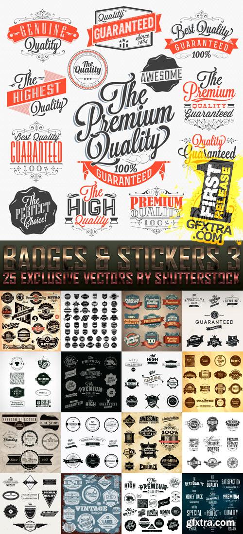 Amazing SS - Badges & Stickers 3, 25xEPS