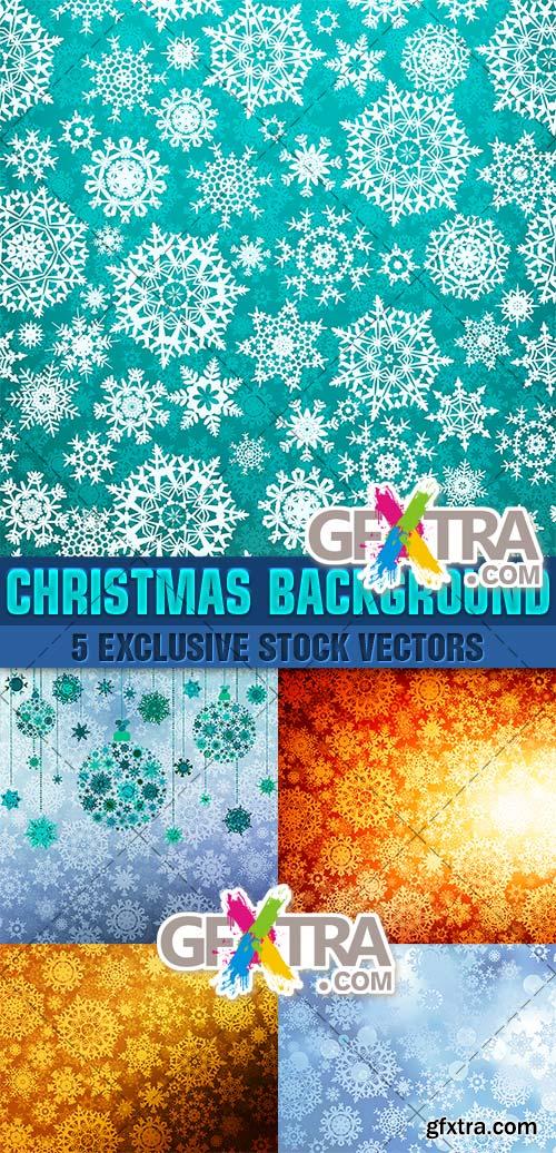 Beautiful backgrounds for Christmas and New Year - Vector