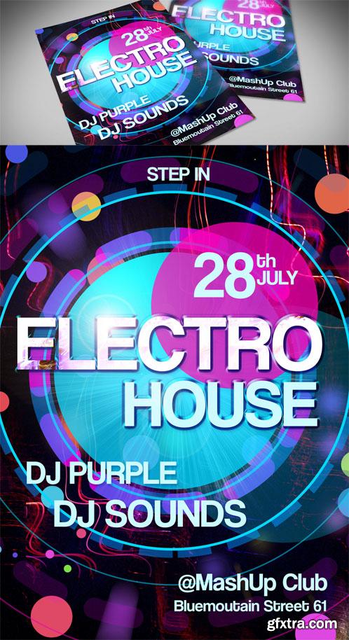 Electro Party Flyer Template