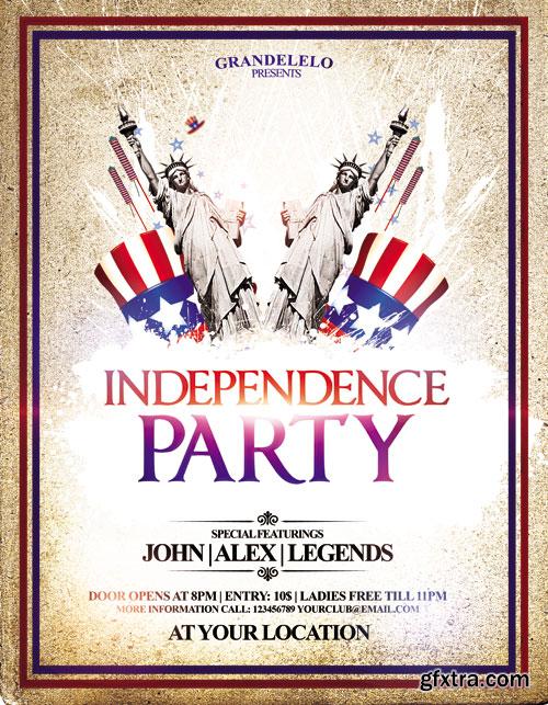 I Want You 4th July Party Flyer Template