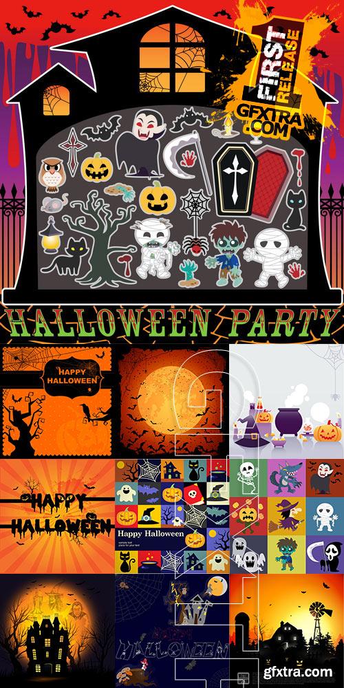 Amazing SS - Halloween background 3, 25xEPS