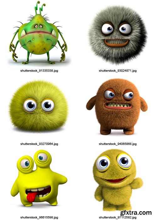 Amazing SS - 3D Monsters, 25xJPGs