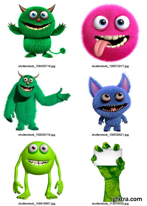 Amazing SS - 3D Monsters, 25xJPGs