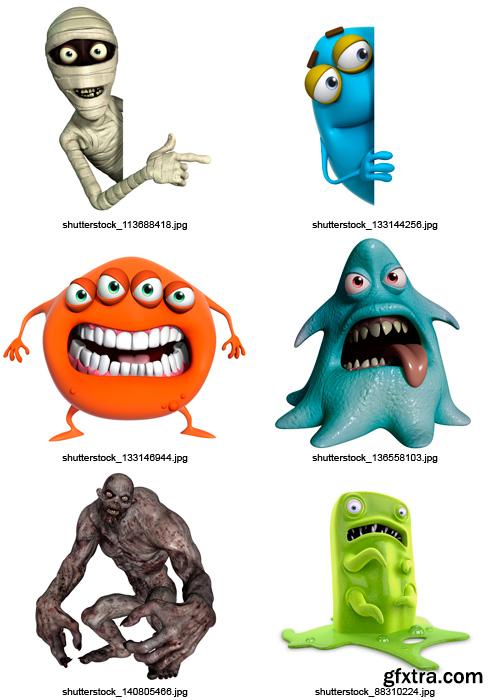 Amazing SS - 3D Monsters, 25xJPGs