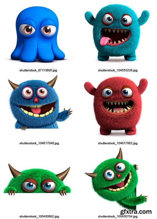 Amazing SS - 3D Monsters, 25xJPGs