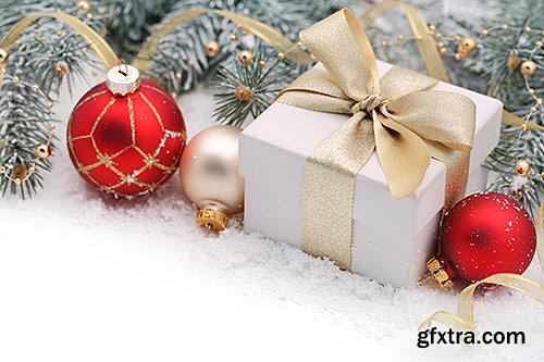 New year and Christmas, greeting backgrounds - PhotoStock