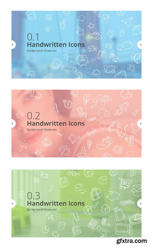 Handwritten Icons Showcase