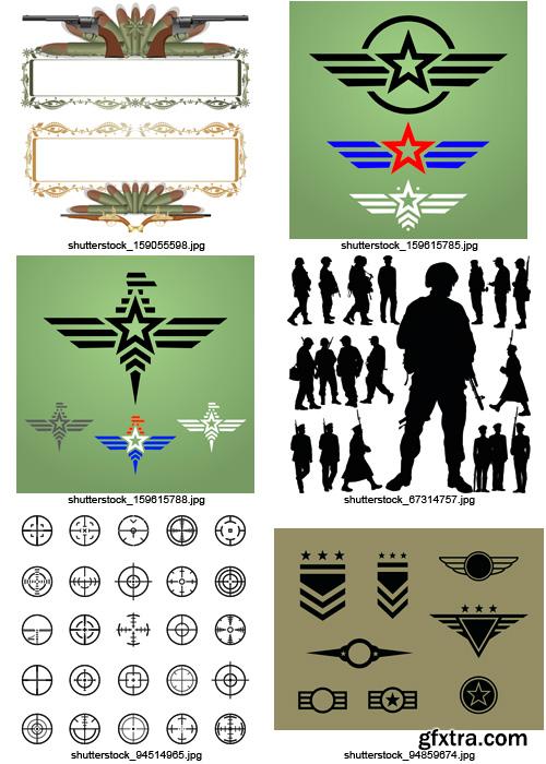 Amazing SS - Military Elements, 25xEPS