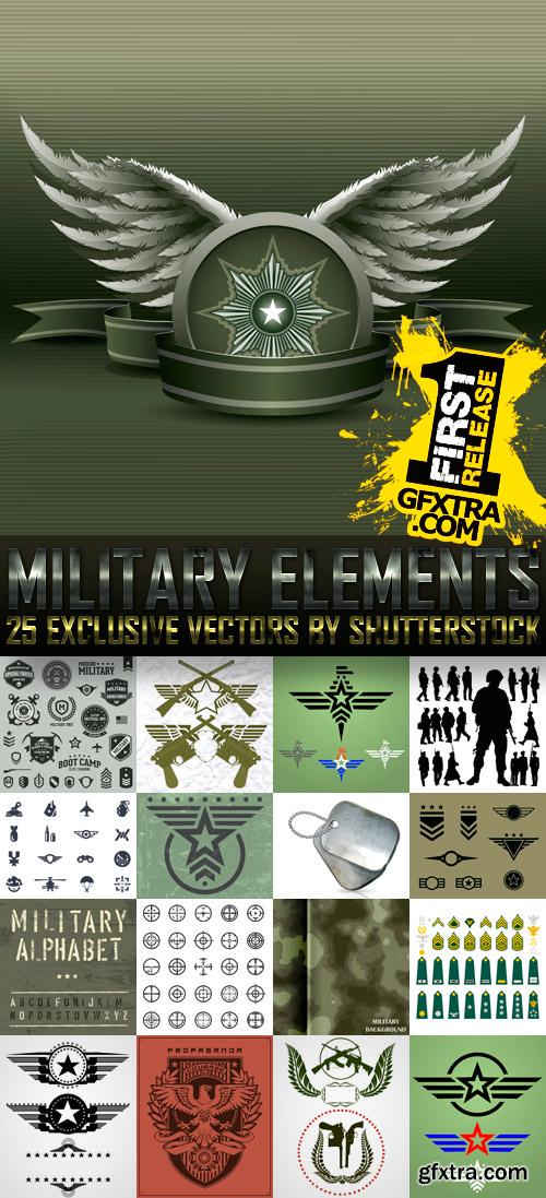 Amazing SS - Military Elements, 25xEPS