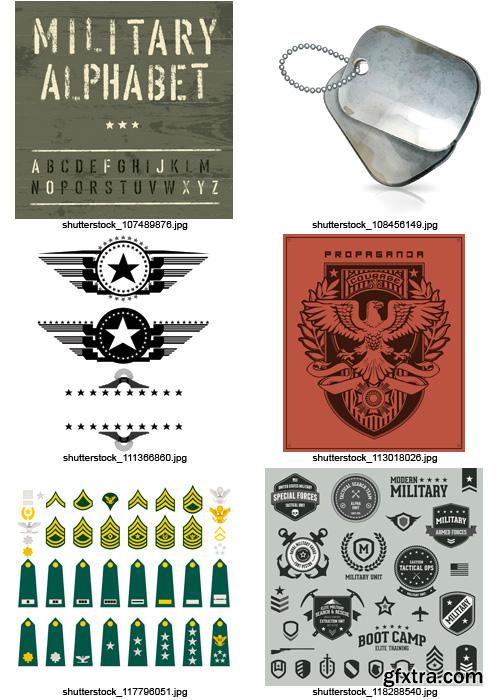 Amazing SS - Military Elements, 25xEPS