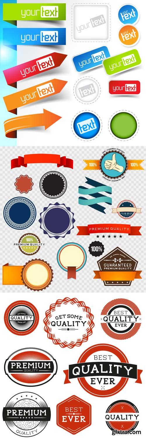 Labels and Bages Vector Design Set