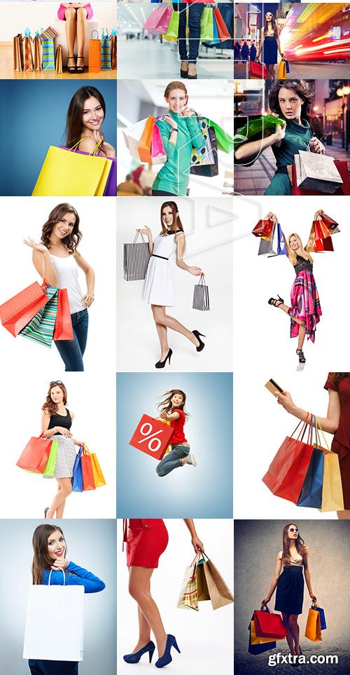 Amazing SS - Woman with shopping bags 6, 25xJPGs