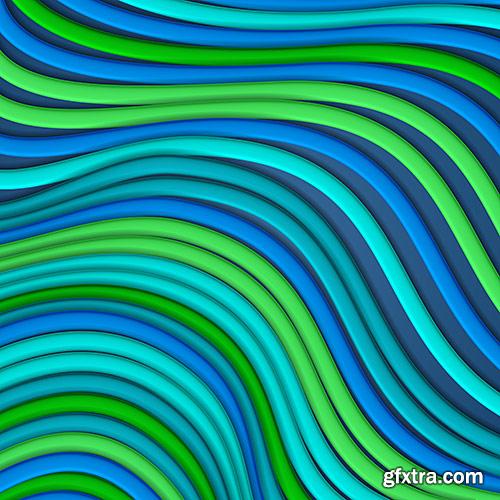 Colored in abstract style backgrounds, 3 - VectorImages