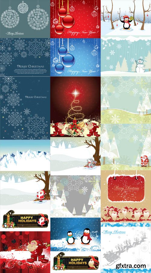 20 Winter Vector Illustrations