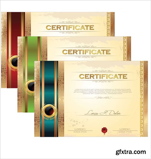 Certificates and Diplomas, 25xEPS