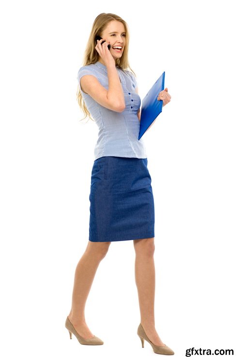 Amazing SS - Business Woman on White background, 25xJPGs