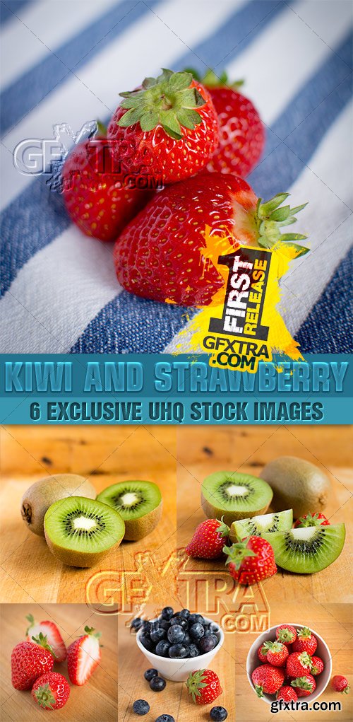 Fresh kiwi and strawberry - PhotoStock