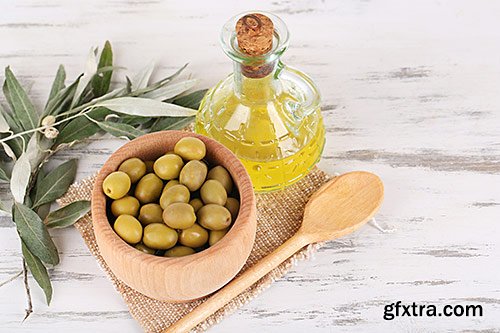 Olive oil and olives - PhotoStock