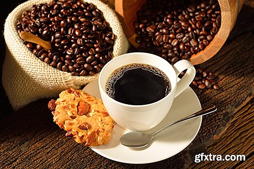 Black morning coffee - PhotoStock