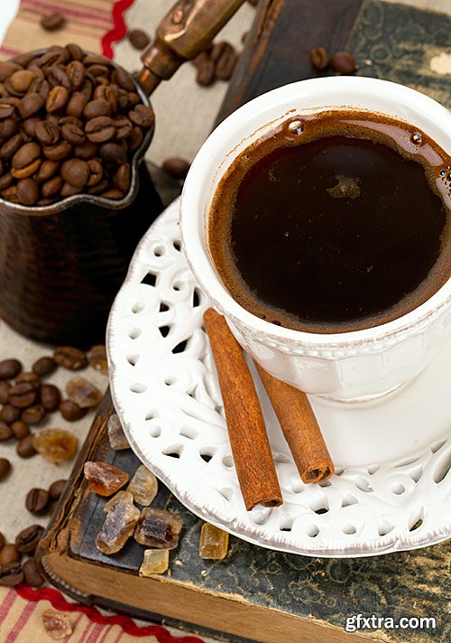 Black morning coffee - PhotoStock