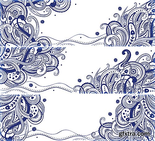 Colored in abstract style backgrounds 5, VectorImages