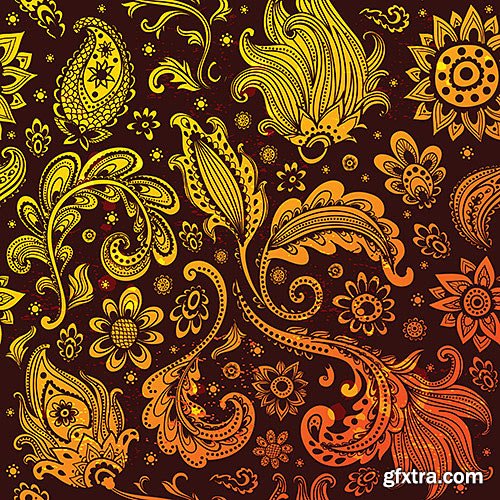 Colored in abstract style backgrounds 5, VectorImages