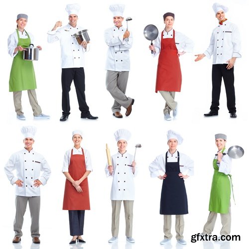 Amazing SS - People Various Professions On White Background, 25xJPGs