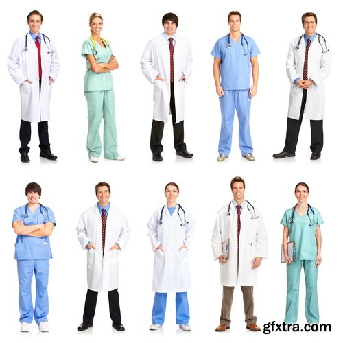 Amazing SS - People Various Professions On White Background, 25xJPGs