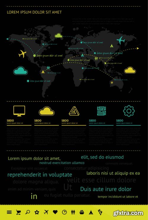 Infographics Elements - 25 EPS