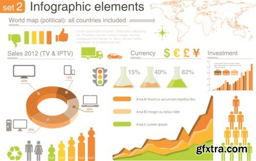 Infographics Elements - 25 EPS