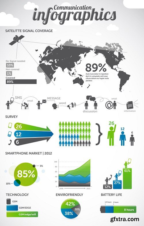 Infographics Elements - 25 EPS