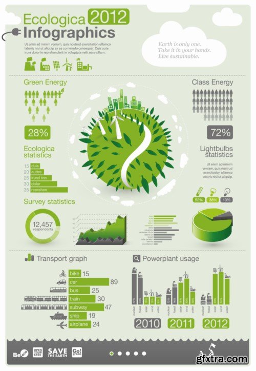 Infographics Elements - 25 EPS