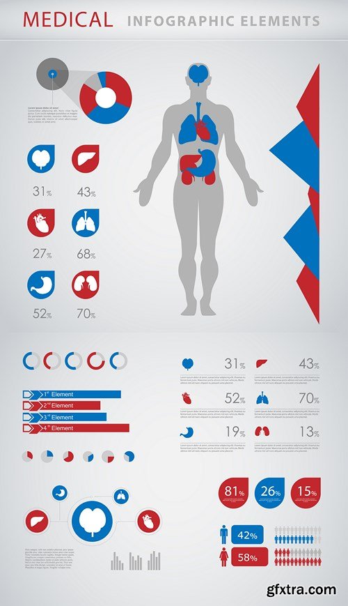 Infographics Elements - 25 EPS