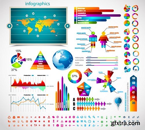 Infographics Elements - 25 EPS