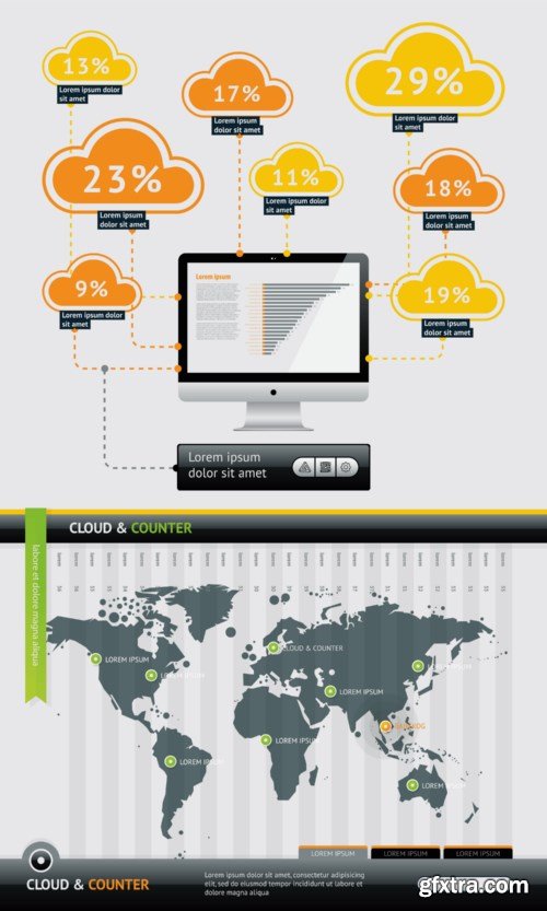 Infographics Elements - 25 EPS