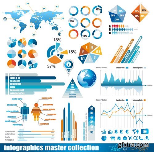 Infographics Elements - 25 EPS