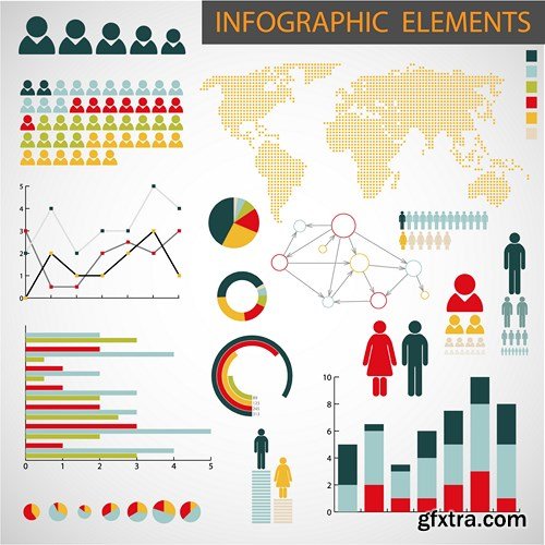 Infographics Elements - 25 EPS