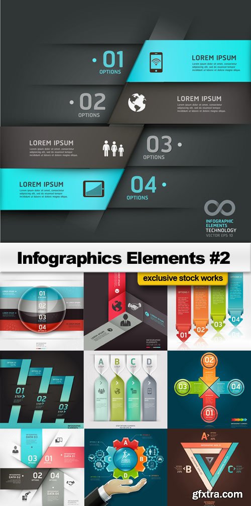 Infographics Elements #2 - 25 EPS