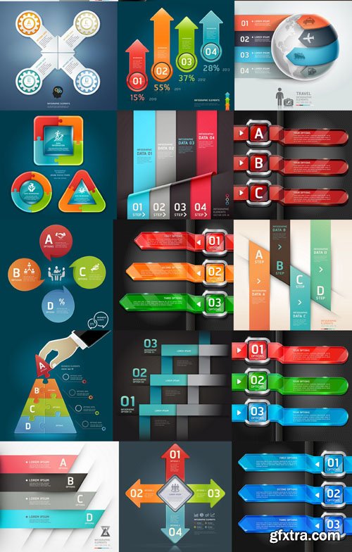 Infographics Elements #2 - 25 EPS