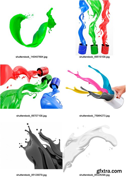 Amazing SS - Paint Splashes, 25xJPGs