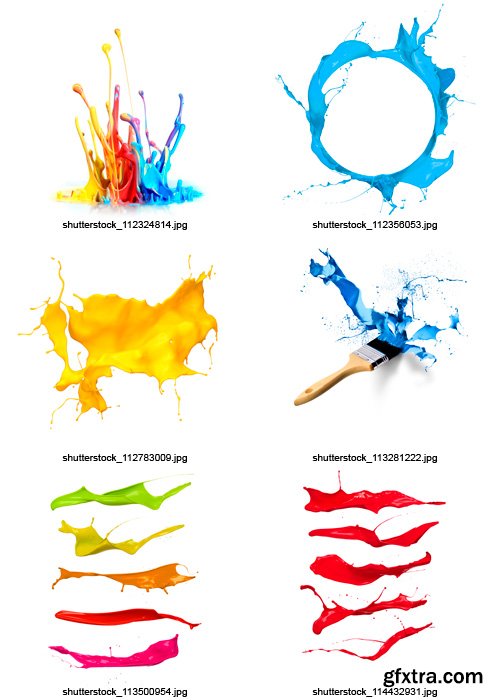 Amazing SS - Paint Splashes, 25xJPGs