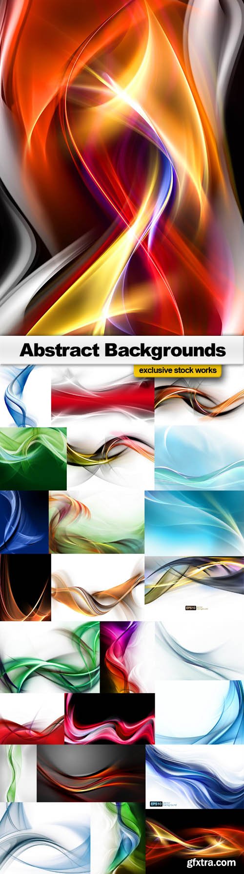 Abstract Backgrounds - 25 JPEG