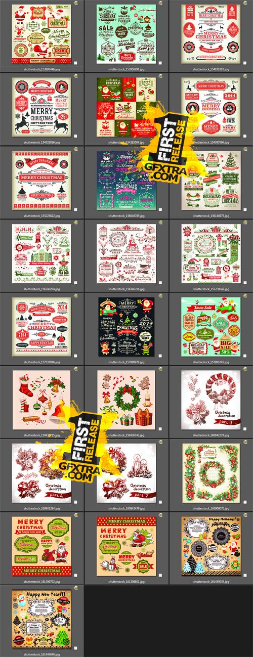 Stock Vector - Christmas & New Year Design Elements