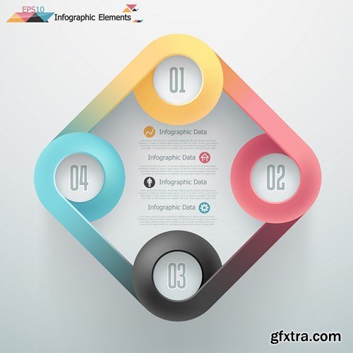 Collection of infographics vol.34, 25xEPS