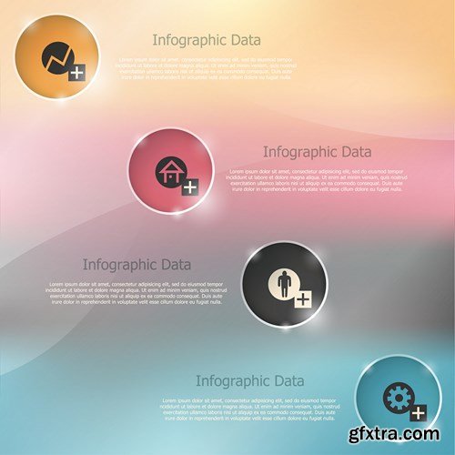 Collection of infographics vol.34, 25xEPS