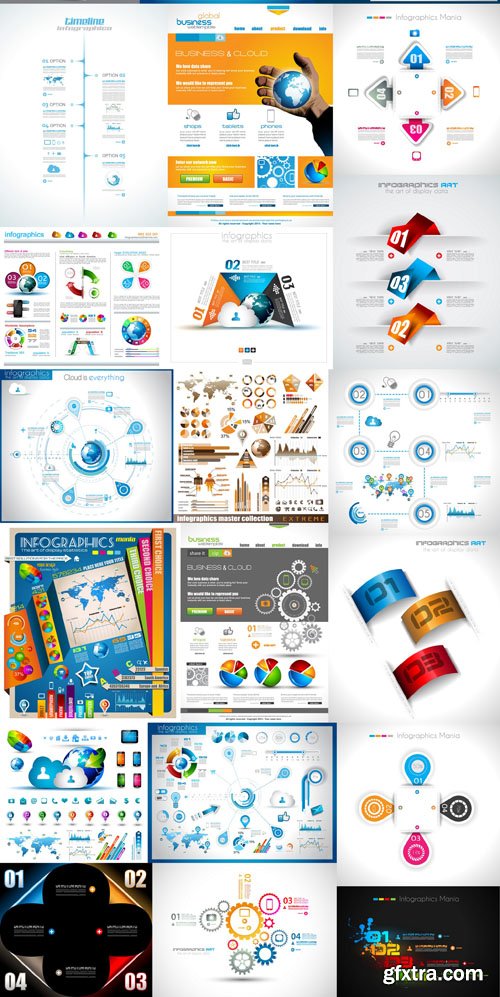 Infographics Elements #4 - 25 EPS