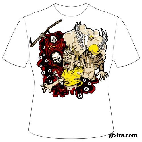 T-Shirt Design #3, 25xEPS