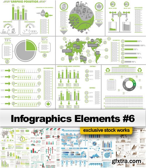 Infographics Elements #6 - 25 EPS