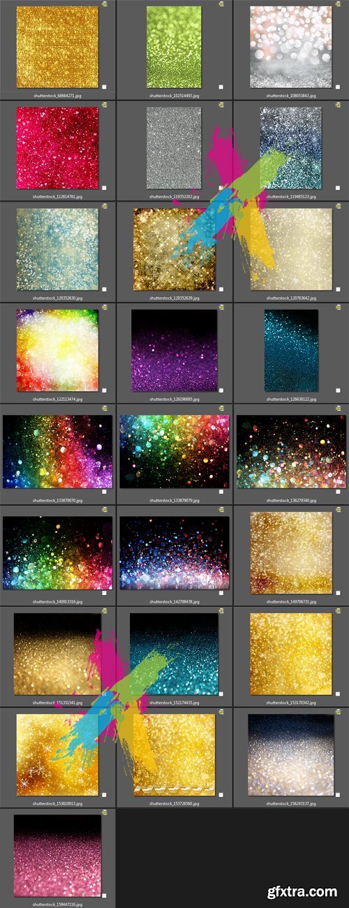 Stock Photo - Sparkling, Glittering Backgrounds - 25 JPEG